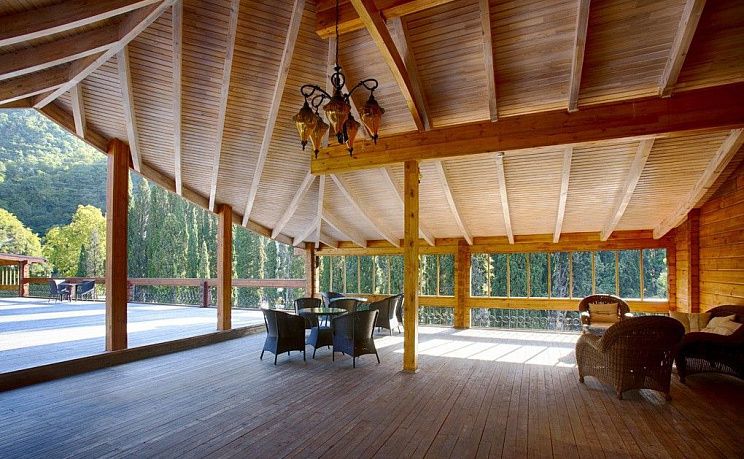 Кафе-веранда на крыше